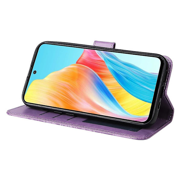 Skyddsfodral för Oppo A1 5g/a98 5g/f23 5g PU Läder Plånbok Solros Telefon Flip Ställ Fodral