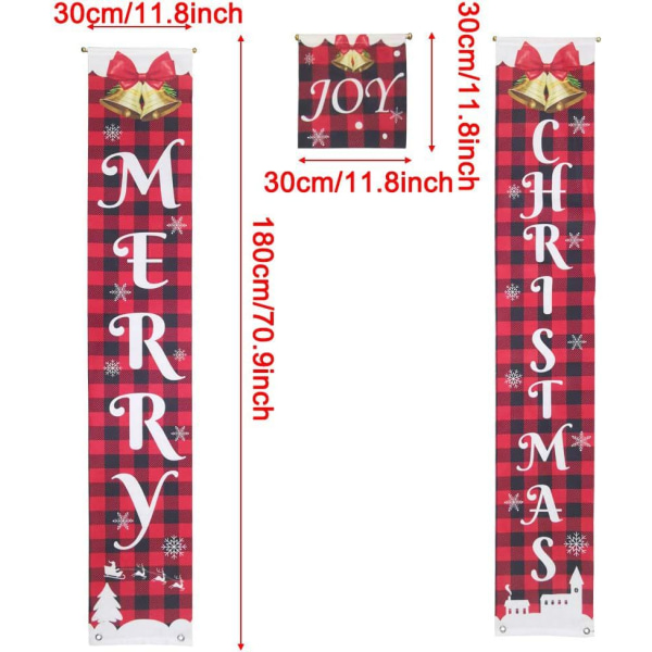 /#/180cm x 30cm God Jul Banner Couplet/#/