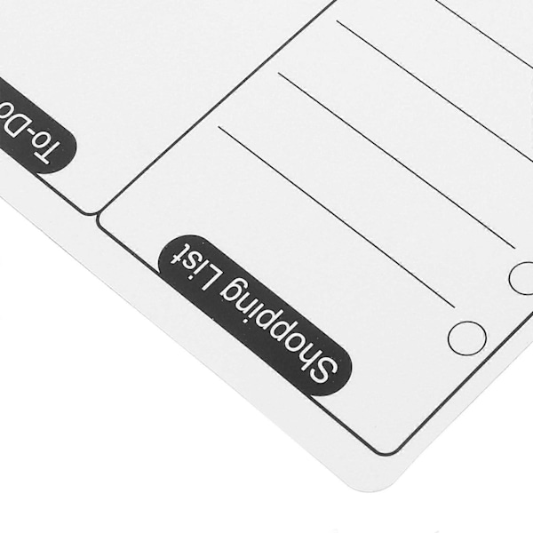 Raderbar Magnetisk Anslagstavla Kylskåpsmagnet Schema Whiteboard