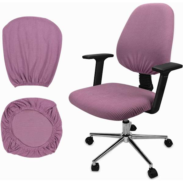 1 Set Mjuka Stretch Spandex Stolsöverdrag för Kontorsstol, Di