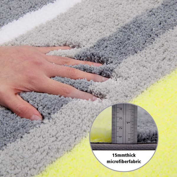 *Mikrofiber Badmatte Sklisikker Absorberende Dusjmatte for Bad Ma*