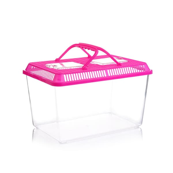 #Plastakvarium 13*9*9CM 1 stycke Rosa#