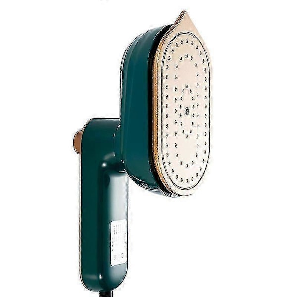Bärbar Handhållen Strykjärn, Mini Handhållen Ångstrykjärn För Kläder, 180° Rotationsbar Resklädstrykjärn, Mini Strykmaskin Stödjer Torrt Och Vått (Grön)