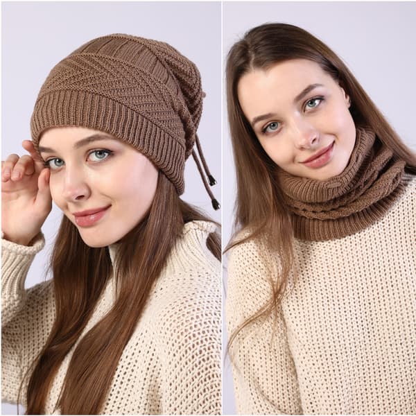 #Stickad mössa med pompom hjort fläta vintermössa fläta hål stickad mössa#