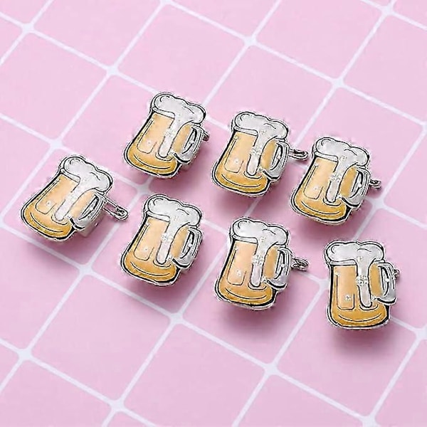 25 stk. Ølkrus Broche Pins LED Blinkende Øl Broche Pins til Bryllup Fødselsdagsfest