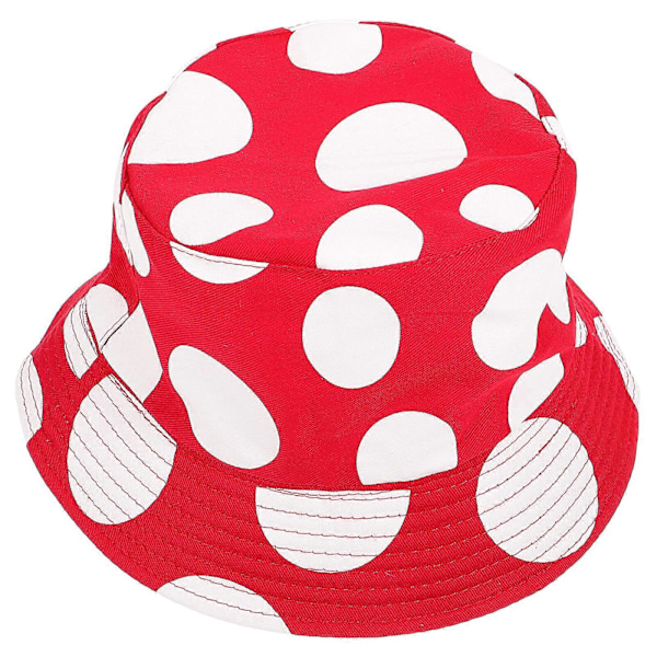Fiskehatt Sommarhatt Dubbelsidig Användning Bucket Hat Utomhus Rese Fiskehatt