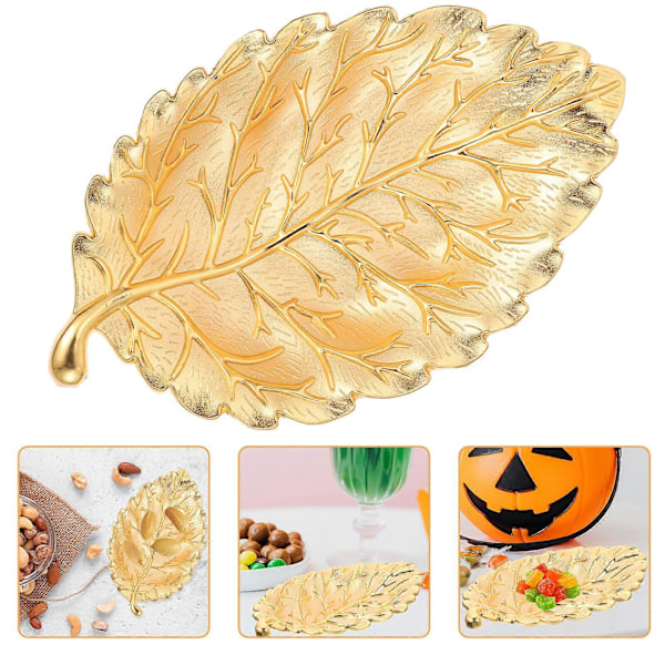 Bladformet Tallerken Snacksbrett Nordisk Stil Bladformet Mattallerken Frukt Snacks Dessert Serveringsbrett