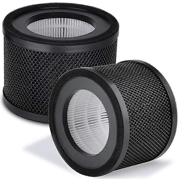 Passer til AP001 EE014 Filter, 2-pakning H13 True HEPA erstatningsfilter kompatibelt med TaoTronics TT-AP001 og VAVA VA-EE014