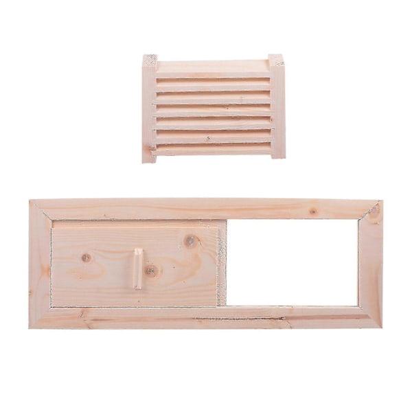 1 Set Basturum Luftventil Jalusi Gitter Ventilationspanel Basturum Utrustning