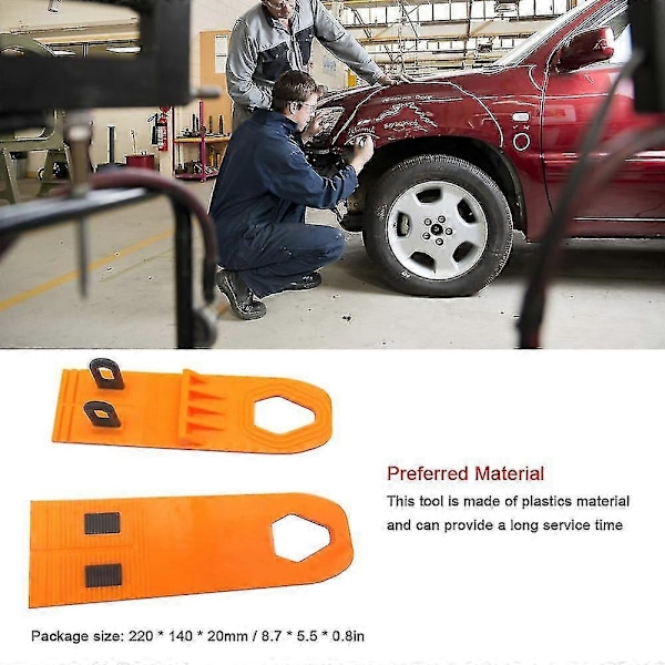 2st Bil Däckreparationsverktyg Set Plastflikar Bil Däckreparationspackningar Set Multifunktionellt Dragpackningsset