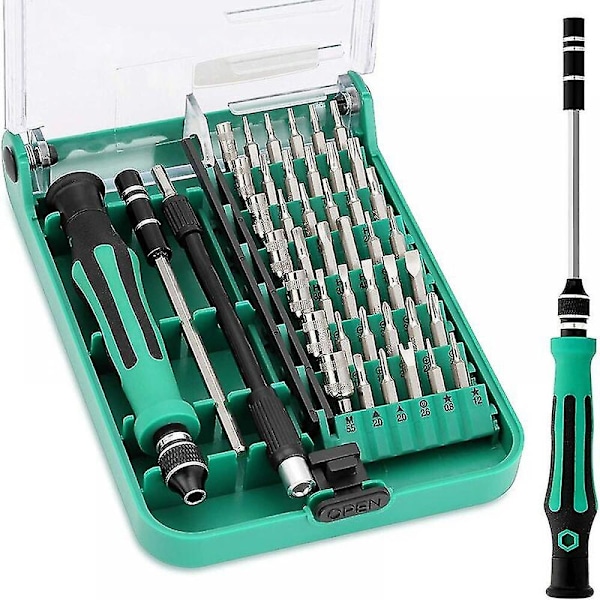 Magneettinen tarkkuusruuvimeisselisarja 45 in 1 ammattimainen magneettinen ruuvimeisselisarja korjaustyökalut kannettavalle tietokoneelle, tietokoneelle, laseille, laitteelle, macbookille, tee-se-itse, kellolle, lelulle