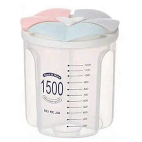 Förvaringstank för spannmål, plastfack, förvaringstank, kök, hushåll, mat, förseglad förvaringslåda, 3 Gri