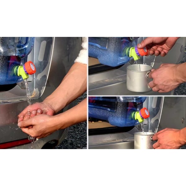 *Ulkoilun yksinkertainen vedenvarastosanko itseohjautuva auto kannettava vedenvarastosäiliö keittiön muovinen kotitalousvesisanko hanalla*