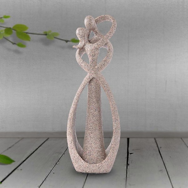 Resin sandstein elskende kysser abstrakt stil skulptur statue Col