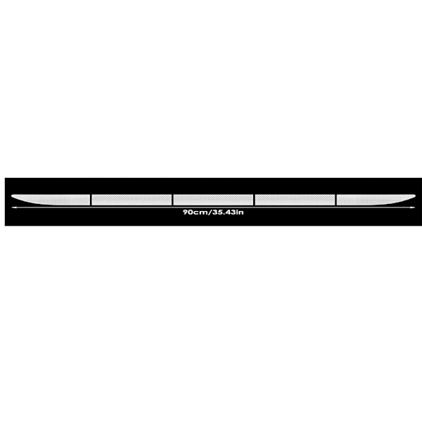 Hvid - 5 Bilstickere Røde Lys Stickere Nat Reflekterende Stick
