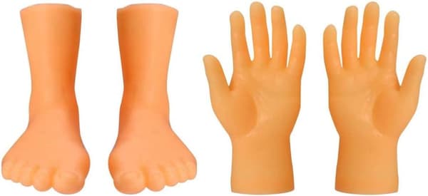 Tiny Hands Feet Tiny Hands og Feet Tiny Hands Feet Fingerdukke