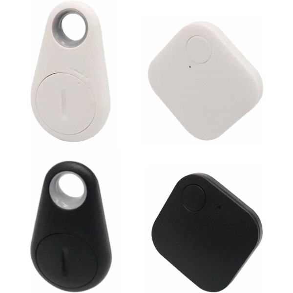 4 PCS GPS Tracker Smart Locator with Bluetooth for Kids, Dogs, E