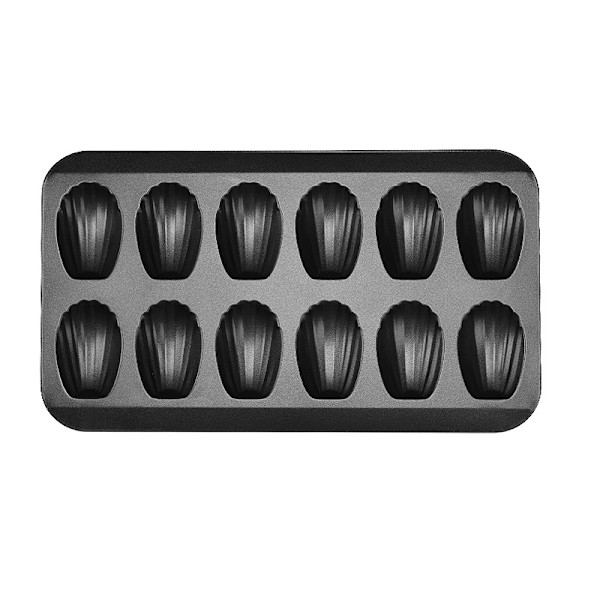 12 st tårtformar med non-stick beläggning, återvinningsbar