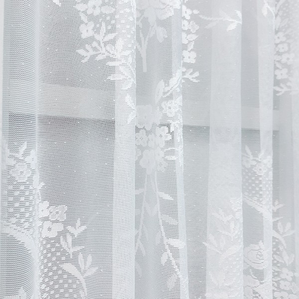 #100*150 cm paneliverho valkoinen lyhyt verho#