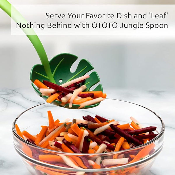 Jungle Spoon (Grøn) - Non-stick Madlavningsske - Madlavningsske, H