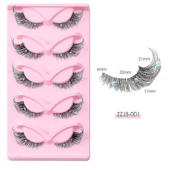 Fox Eyes Ögonfransar Wispy Cats Eye Falska Ögonfransar Naturligt Utseende Angel Wing Fransar Som Ser Ut Som Extensions Faux Mink Fransar Lösögonfransar