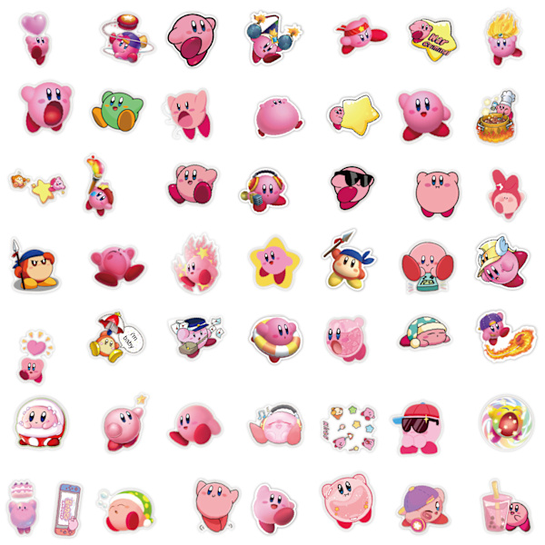 #50 Kirby DIY kreative klistremerker#