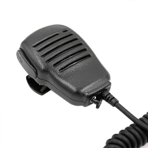 2X Skuldermikrofon Håndmikrofon med PTT for Standard Bærbar Toveisradio VX-231 EVX-531