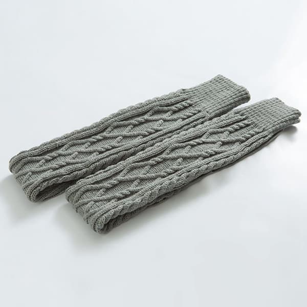 #Knästrumpor damer överknä vinter stickade strumpbyxor#