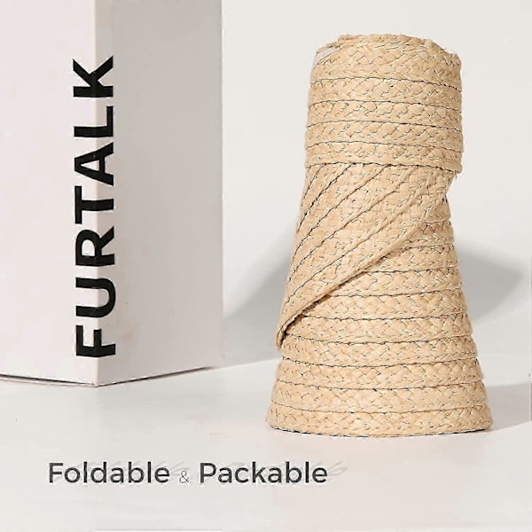 Dame Solhat Foldbar Solhat Sommer Hestehale Strandhat