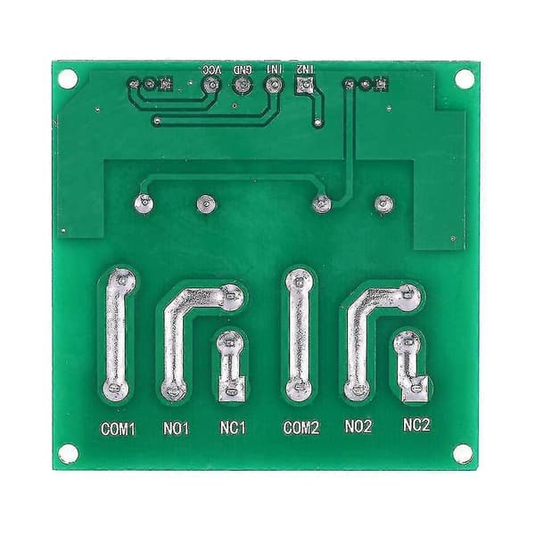 2-kanals DC 24V 30A Relébordmodul Optokoblerisolasjon Høy/Lav Trigger