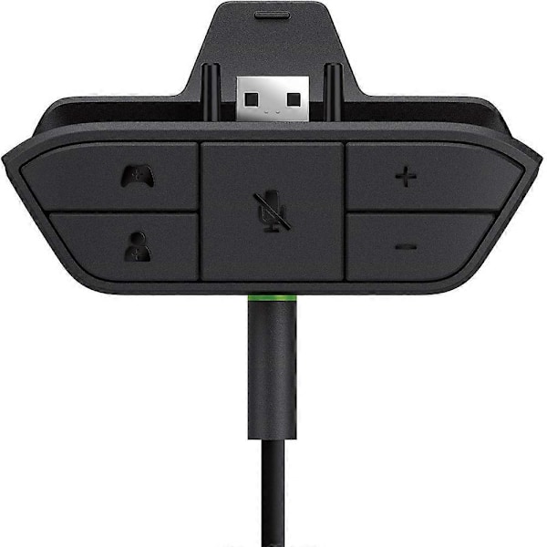 Stereo Headset Adapter til Xbox One/One S/Elite 1&2/til Xbox Series X|S Controllers, Mic Headphone Adapter til Xbox One Controller
