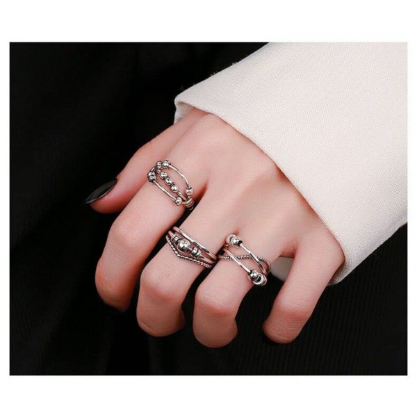 #fingerring dame sterling åpen#