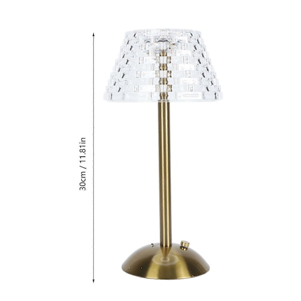 LED Bordslampa 3 Färger Justerbar Multifunktionell Touchkontroll Portabel Sänglampa