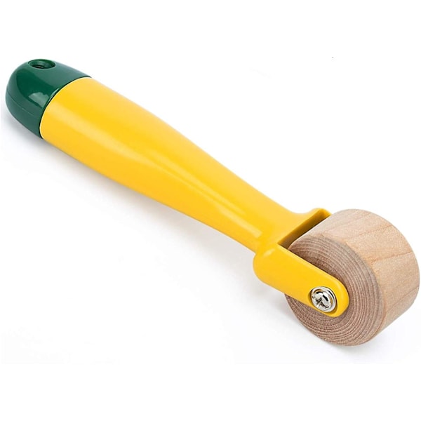 Ompelurulla tilkkutöihin, rulla ja puristin, ompelutapettirulla ergonomisella kahvalla, painepyörä ompeluun, tilkkutöihin, painamiseen, tapetointiin