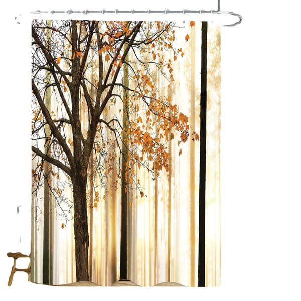 #Maple Grove Landscape Autumn Duschvorhang#