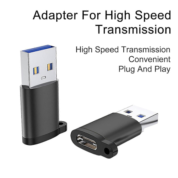Universaali USB-sovitin Supernopea datan synkronointi Pikalataus Häiriönesto Laaja yhteensopiva TYPE-C - USB-muunnin Toimistotarvikkeet