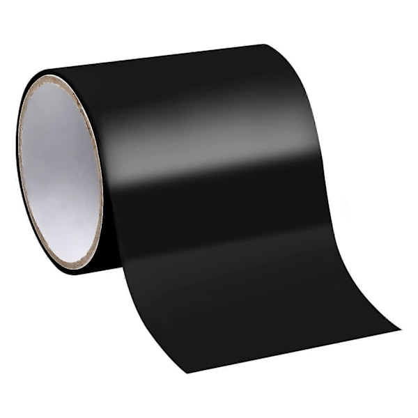 Vattentät Reparationstejp, 10cm x 1.5m Läckagesäker Reparationstejp för Rör, Pool, Hink, Ej Stretch (Svart)