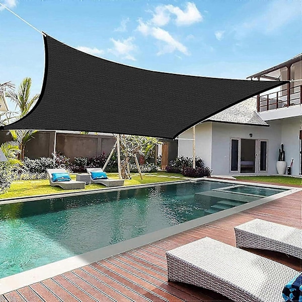 Solskydd för pool | UV-blockerande solsegel 95% solskydd, soltak för trädgård, uteplats, veranda, pool, pergola, gräsmatta
