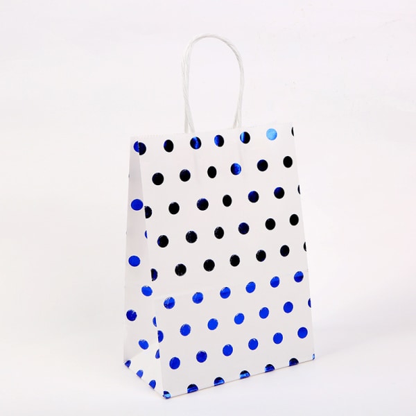 #200 st presentpåsar för presenter Återanvändbara papperspåsar med handtag Liten presentpåse#