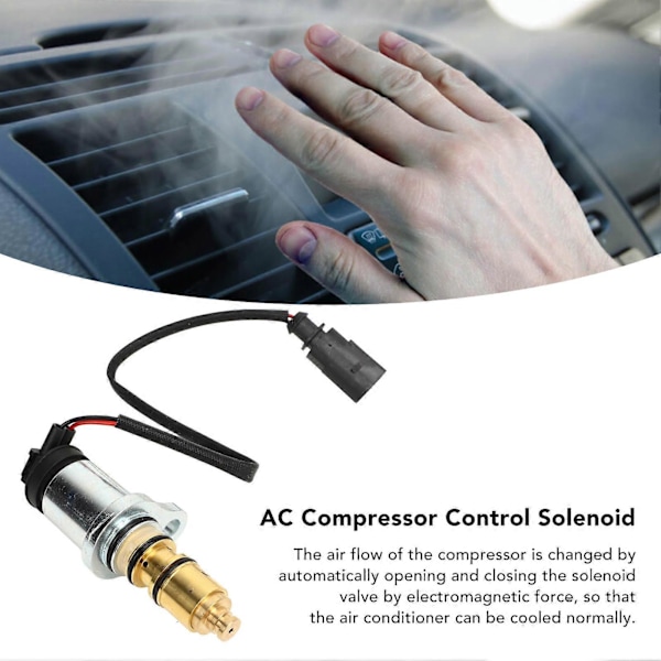 AC Kompressor Kontrol Solenoid PXE16 Airconditionering Elektronisk Kontrolventil til Rabbit 2006 til 2009