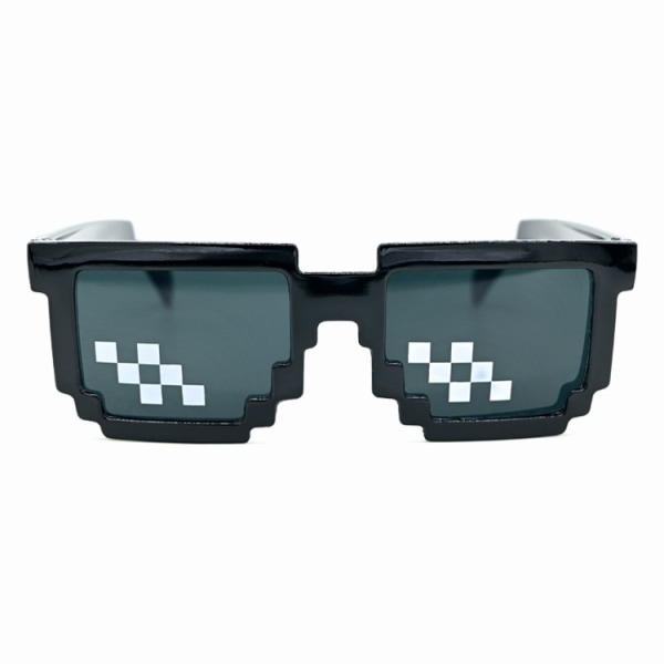 /#/Pakke Thug Life Solbriller MLG Pixelated Solbriller Glass Solbriller Menn Kvinner 8 Bit Pixel Mosaic Rekvisitter Unisex Solbriller/#/