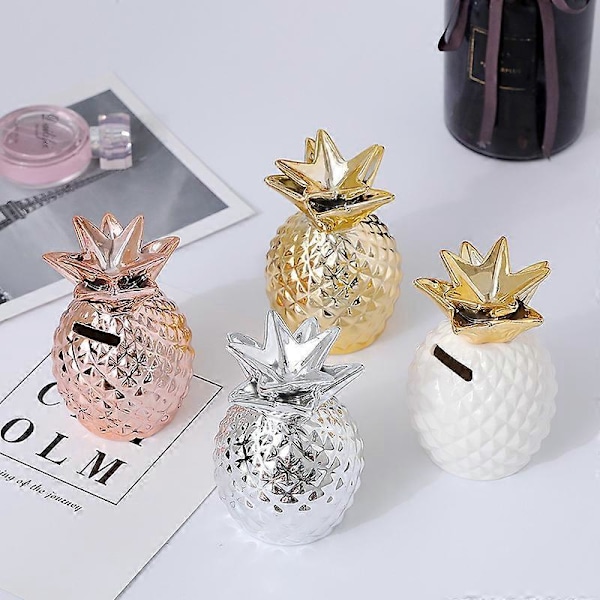 Ananas hantverk ornament keramik spargris heminredning fotorekvisita