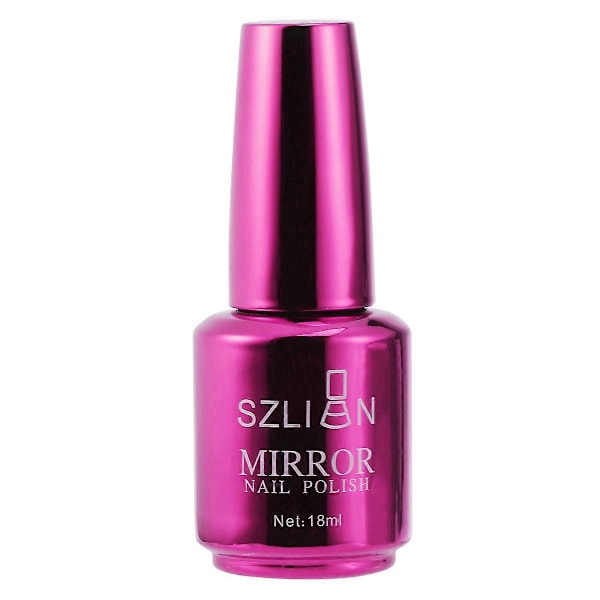 Spegel Nagellack Metallisk Färg Nagellack Nagelkonst Gel Tillbehör (5# Mörkt Rödaktigt Lila)