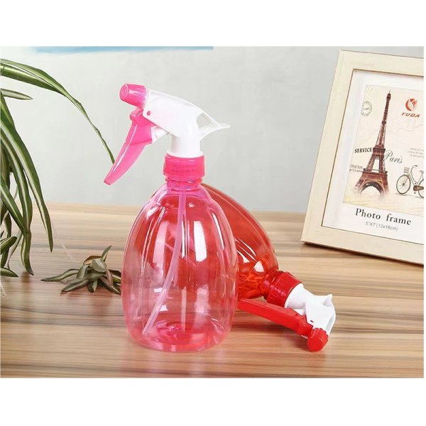 1x Röd Blomspruta Set - Plastväxtspruta - 500ML Liten
