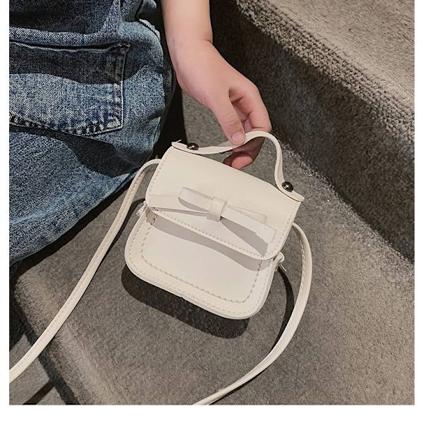 /#/Jenter Hvit Skulder Bag med Blomsterpung Mini Myntpung Håndb/#/