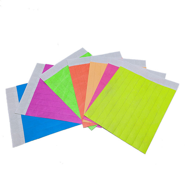 #35 st. Utprintbara ID-armband för screening och säkerhet vid evenemang och evenemang - 19 x 255 mm (Färg)#