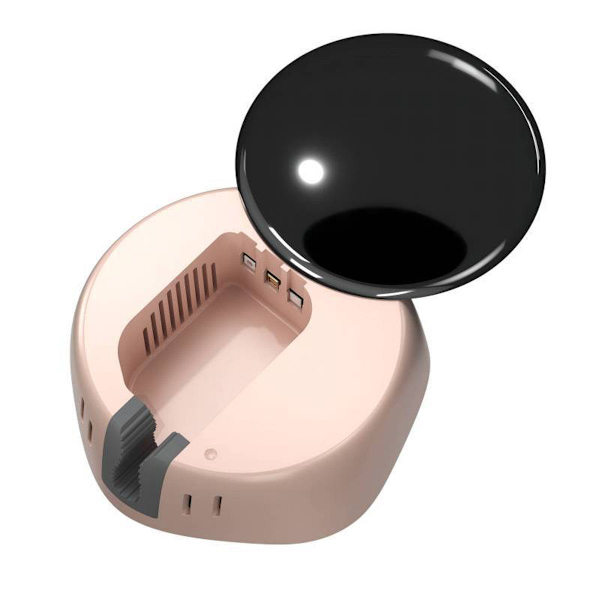 #rosa, UV-sterilisator Smart väggmonterad enhet för tandborste desin#