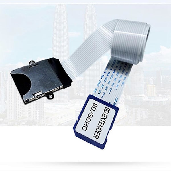 SD til SD Kort Forlængerkabel Kortlæser Adapter Fleksibel Extender Micro-SD til SD/SDHC/SDXC Hukommelse C