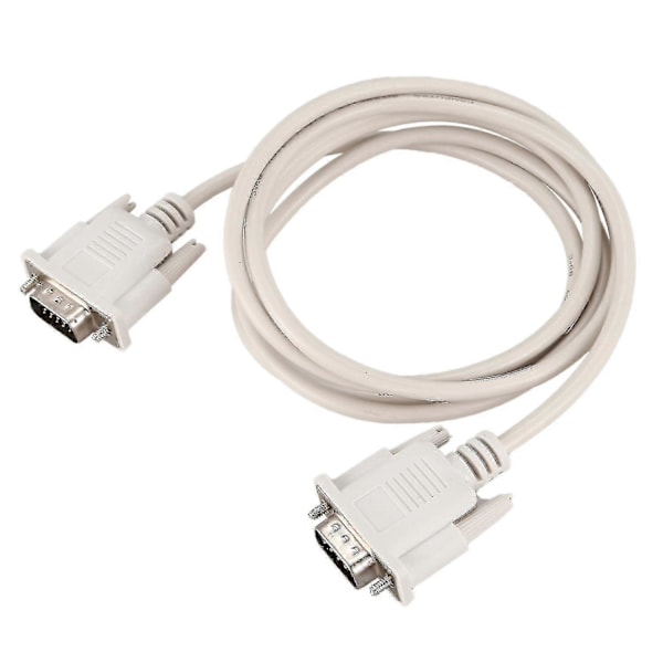 1.4m Rs232 Db9 9 Pin Til Vga Video 15 Pin Adapter