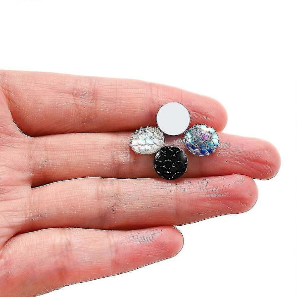 Fiskeskjell Cabochons (50 stk/8mm)